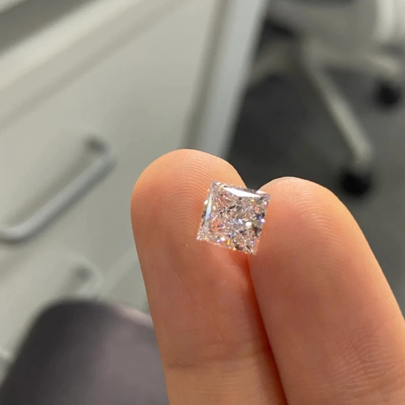 Princess Shape Lab Grown Diamonds With IGI Certificates 1ct 1.5ct 2ct 2.5ct 3ct 5ct Laboratory Diamond s