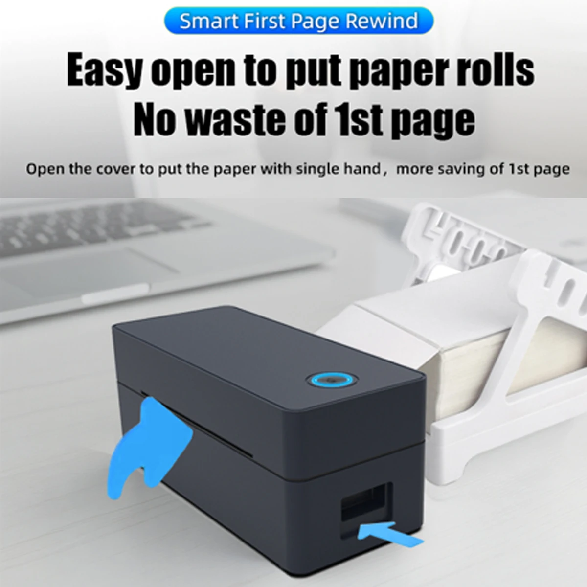 4인치 감열 라벨 프린터, 소형 고품질, 배송 라벨 및 가격표에 적합, 가정 및 사무실용