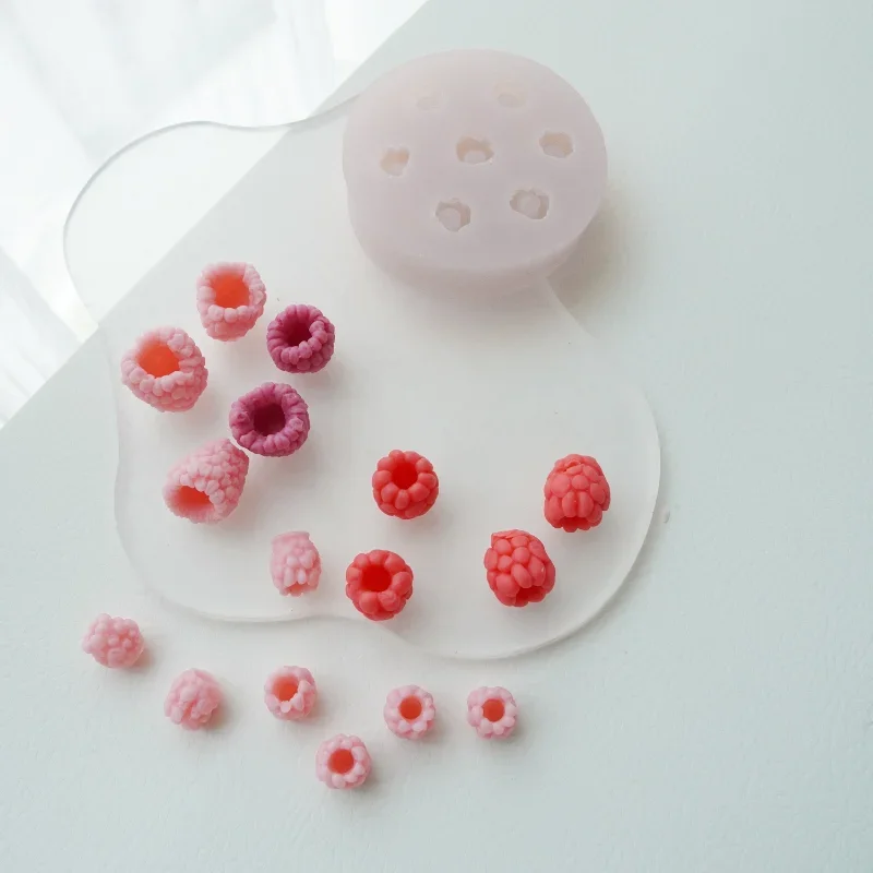 Raspberry Molds Wild Strawberry Simulation Fruit Silicone Mold