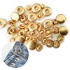 10Set 10/12/15/17/20mm Metal Press Studs Sewing Button Snap Button Fasteners Sewing Leather Craft Clothes Bags Garment 4