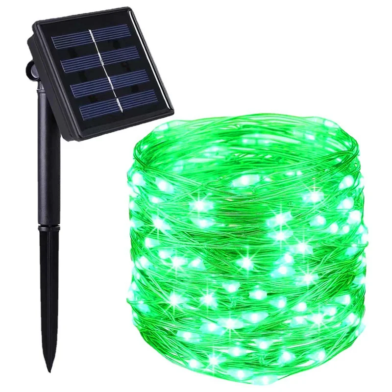 Solar-Powered Waterproof Fairy String Lights with 8 Lighting Modes