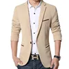 Brand Mens Casual Blazers Autumn Spring Fashion Slim Suit Jacket Men Blazer Masculino Clothing Vetement Homme M~5XL AY1415 6