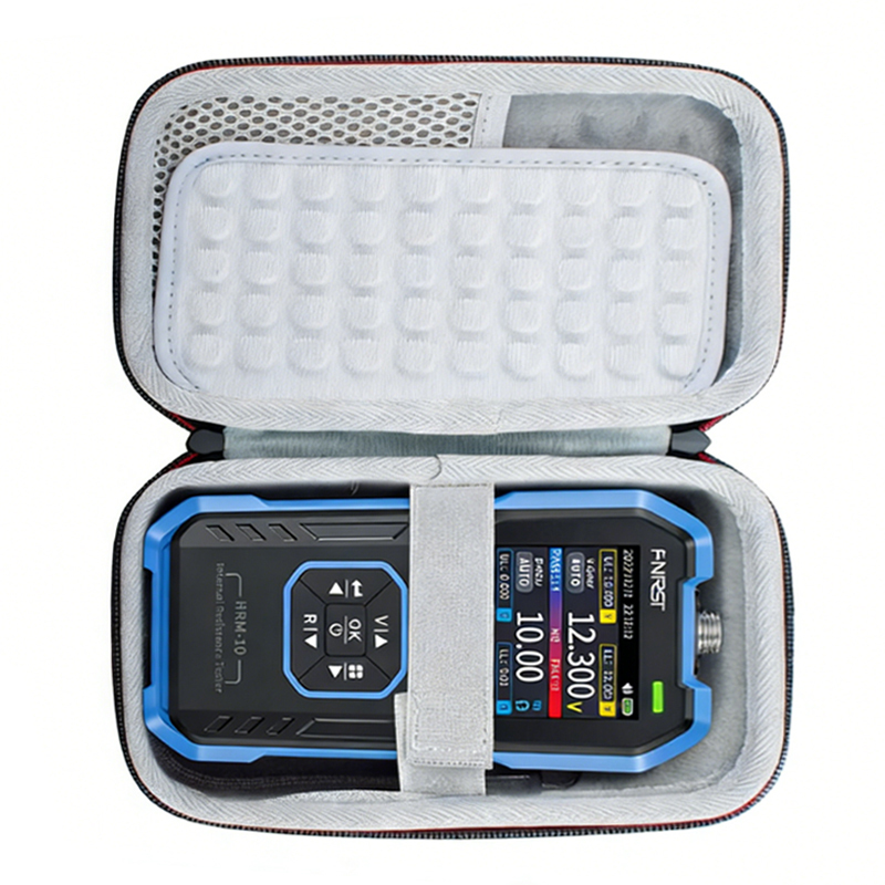Newest Hard EVA Travel Storage Bag Carrying Cover Case for FNIRSI HRM-10 Battery Voltage Internal Resistance Tester
