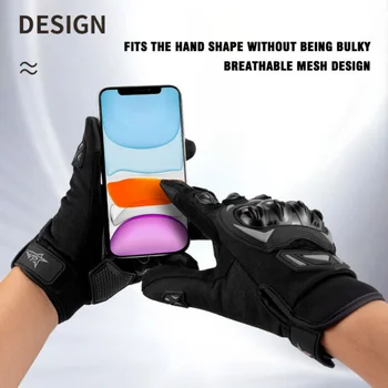 Motorcycle Gloves for Men Women Full Finger Touchscreen Motorbike Gloves for BMX ATV MTB Riding Road Racing Motocross Gloves 2