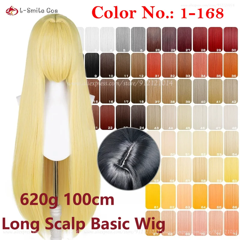 100cm Long Scalp Wig mit Pony Schwarz Weiß Blau, Cosplay Perücke Damen, Hitzebeständig, Synthetik Haar, Halloween 13 100cm Long Scalp Wig mit Pony Schwarz Weiß Blau, Cosplay Perücke Damen, Hitzebeständig, Synthetik Haar, Halloween 2