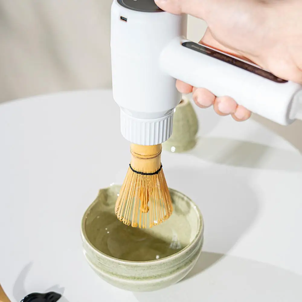 Rechargeable Electric Matcha Whisk for Effortless Tea Blending