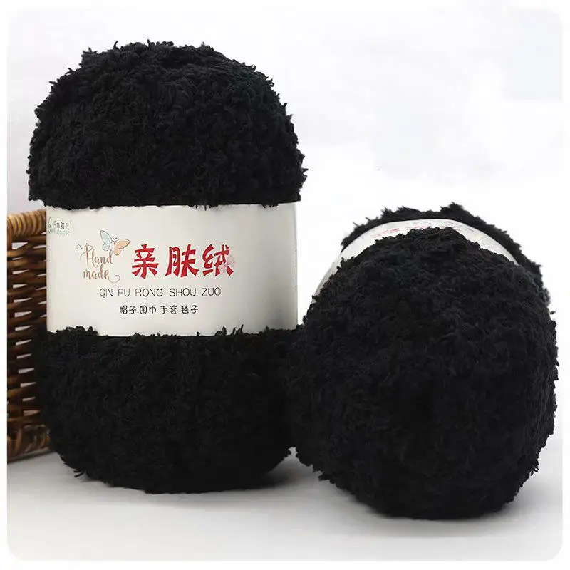 Luxurious Soft Chenille Yarn for DIY Knitting and Crochet Projects