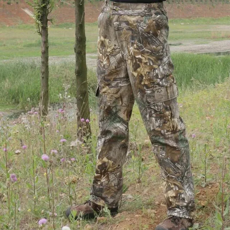 

Large Size Men Pants Fashion Cotton Breathable Bionic Camouflage Trousers Outdoor Hiking Fishing Jungle Hunting Long Bottoms