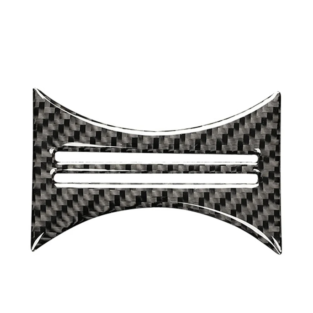 Car Carbon Fiber Interior Water Cup Holder Decor Covers Trim For Mercedes Benz B A GLA CLA Class W176 X156 C117 2014 -