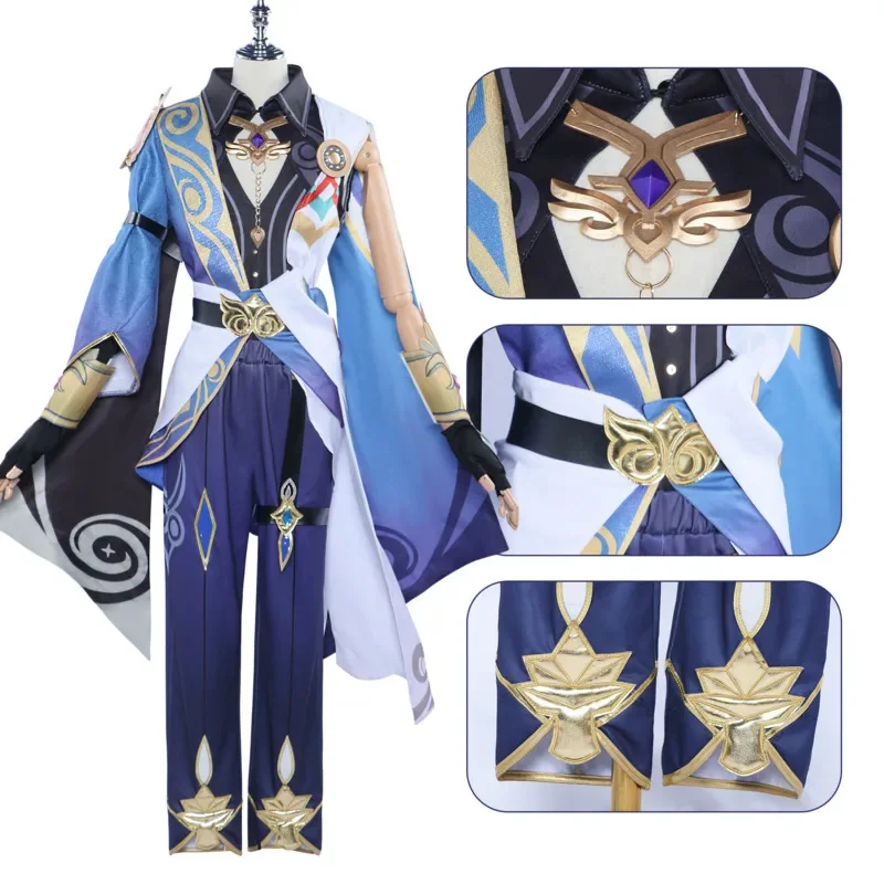 

Dr. Ratio Cosplay Costume Game Honkai Star Rail Doctor Veritas Ratio Role Play Outfits Halloween Party Clothing Prop Men XS-3XL