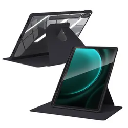 2025 Premium 360° Rotating Flip Tablet Case with Versatile Viewing Angles for Tab S6 Lite 10.4in (Black)