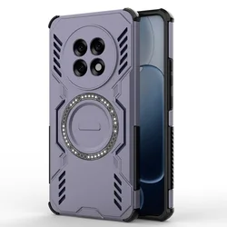Cooling Breathable Heat Dissipation Magnetic Ring Protective Phone Case for OPPO F31 Pro (PURPLE)