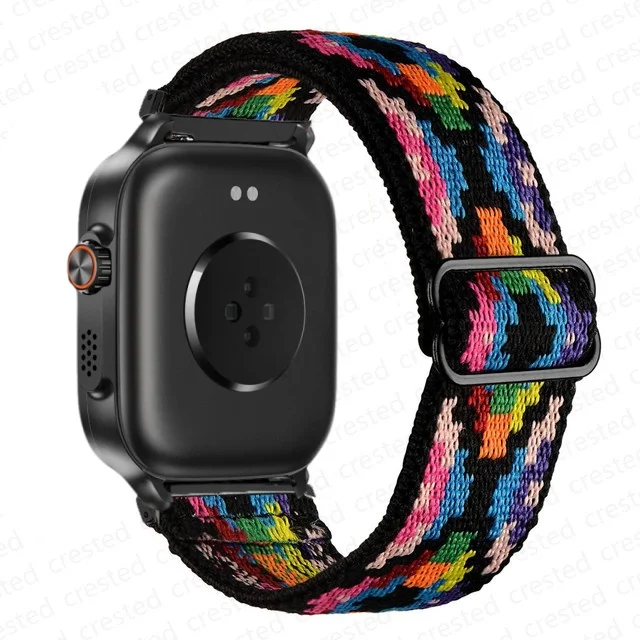 Adjustable Nylon Elastic 22mm Watch Strap Replacement Bracelet
