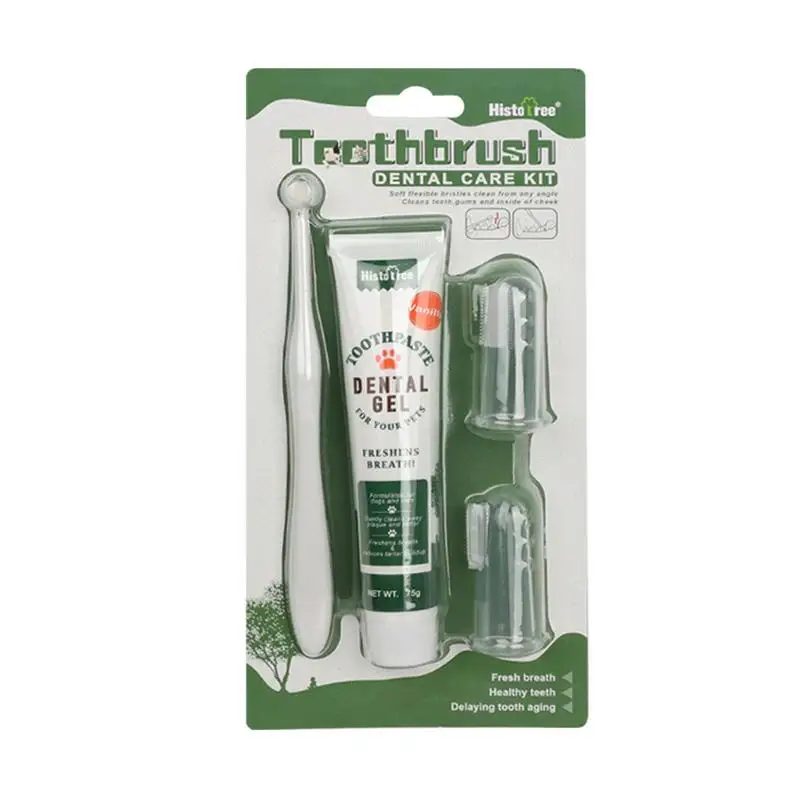 

Dog Toothbrush And Toothpaste Dog Toothpaste And Brush Teeth Brushing Cleaner Pet Breath Freshener Oral Care Dental Cleaning Kit