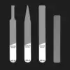 Glass File for Models File Grinding Tool for Figure Miniature Plane Car Toy 2