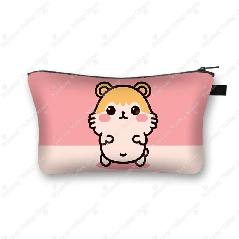 Charming Pet Print Cosmetic Case - Makeup Bag and Beauty Organizer Zipper Pouch