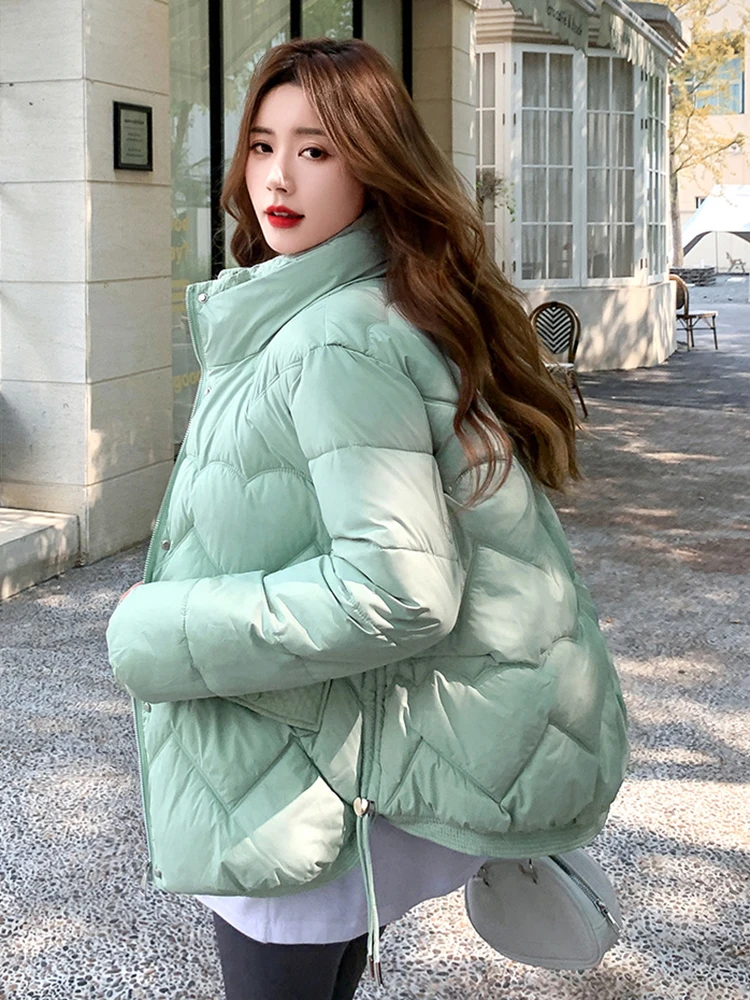 GREEN PADDED PUFFER JACKET|291435803