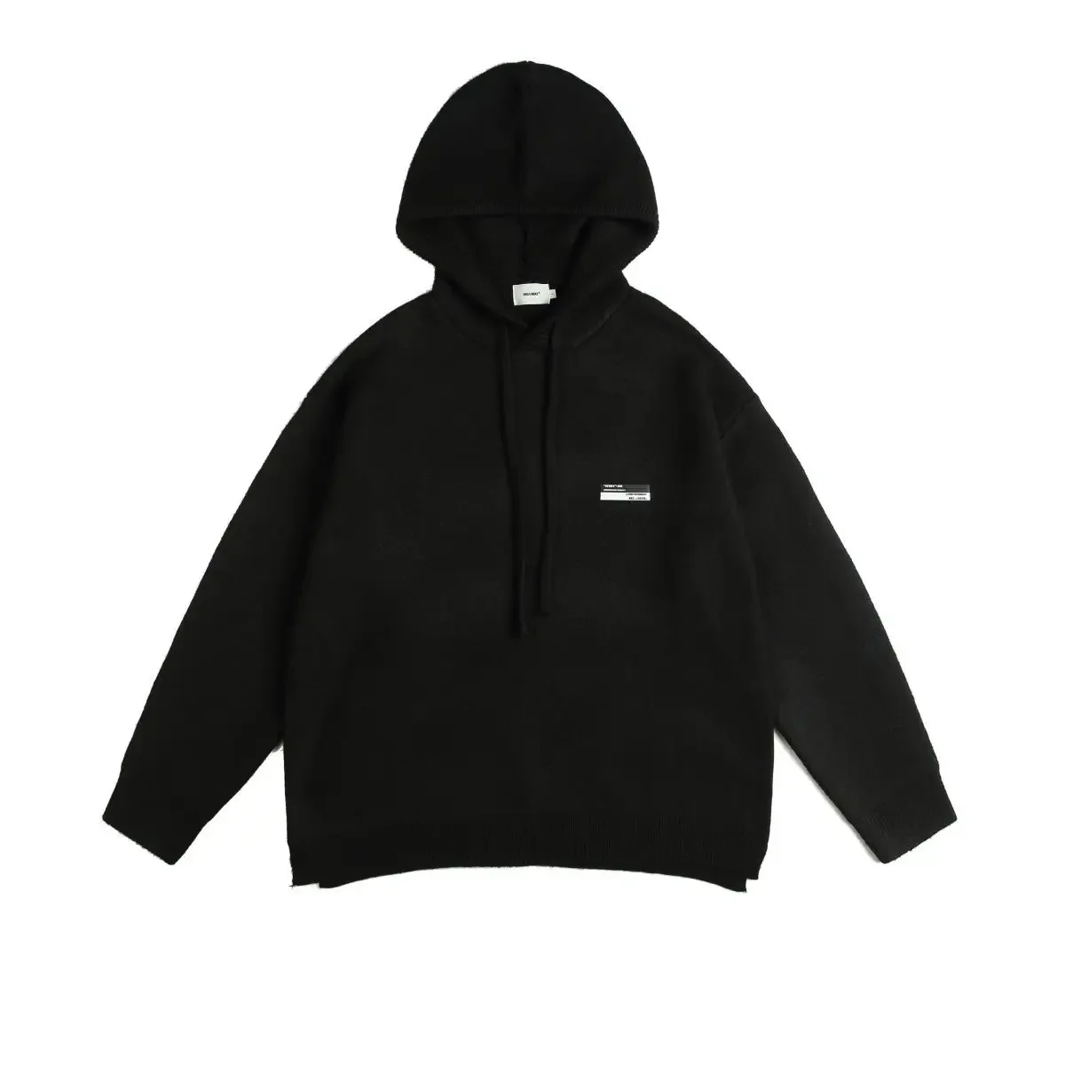 RUIENRS X ROPUCHA Autumn New Hooded Three-Color Drawstring Simple Loose-Fit Sweater Motorcycle Rider Vest FZ364