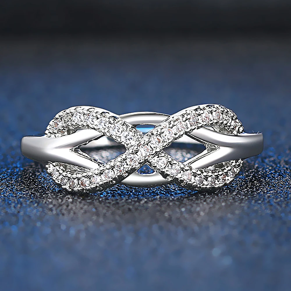 インフィニティ リング Silver Infinity Link Ring | Hongjoong - ATEEZ - Fashion Chingu