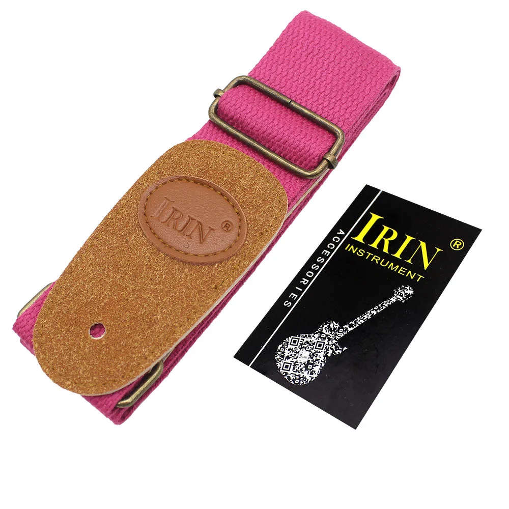 Premium Cotton Adjustable Guitar Strap - Versatile for Acoustic, Classical, and Electric Guitars