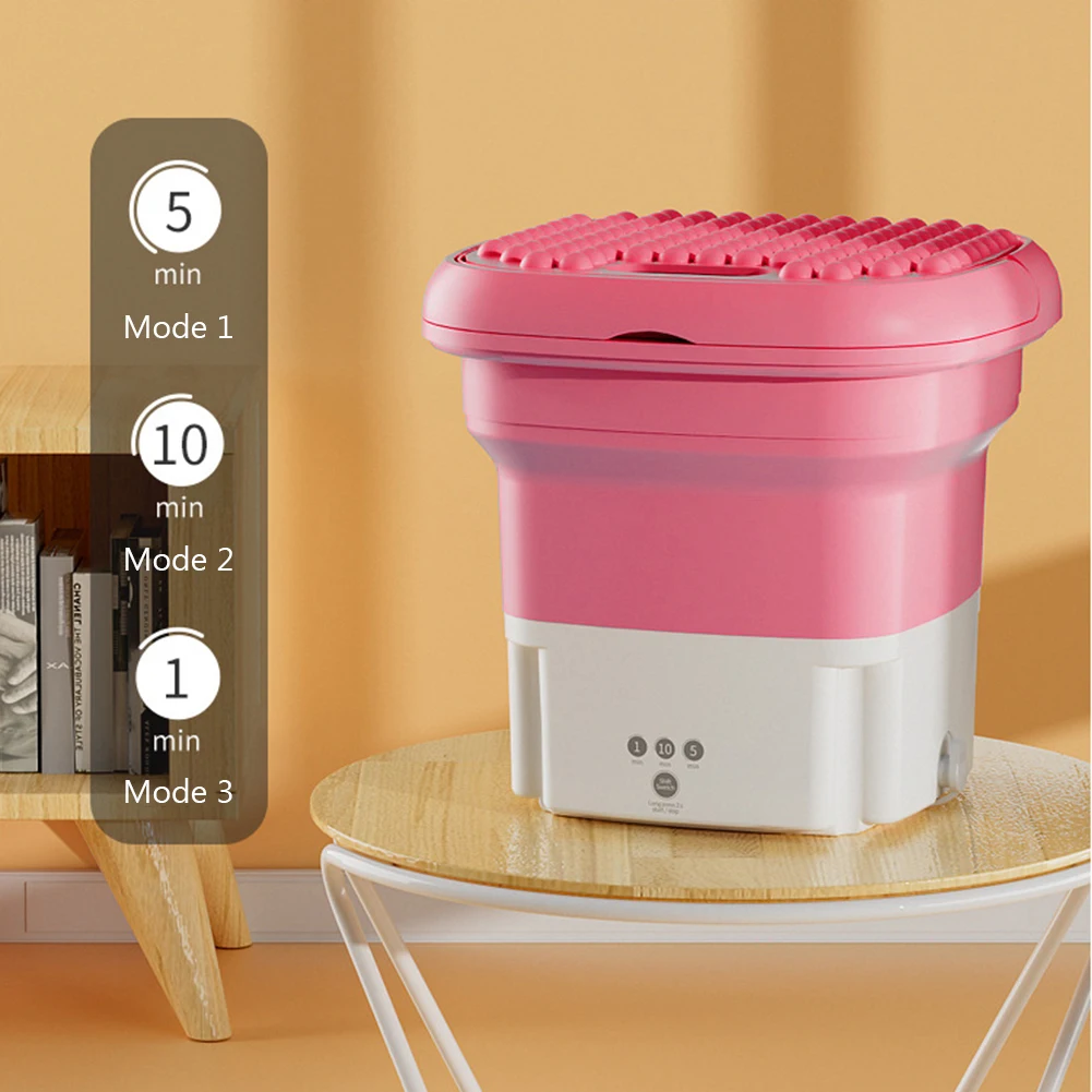 2.8L 36W Mini Folding Washing Machine with Dryer for Clothes Socks Underwear