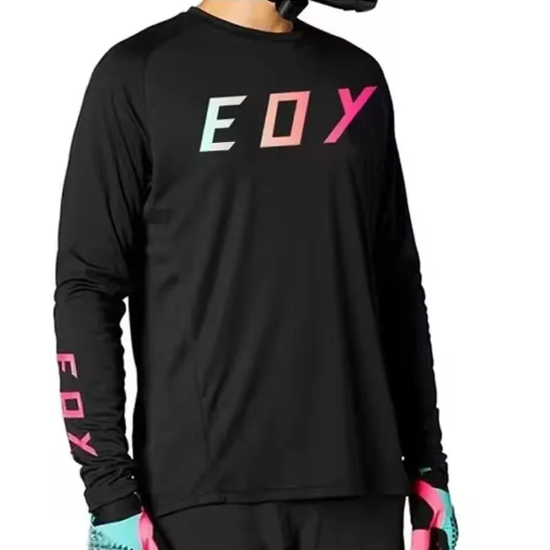 Motorcycle Jersey MTB Road Jerseys Motocross Shirt Men Breathable Mountain Bike Long Sleeve Racing Quick-drying Cycling Jersey downhill jerseys