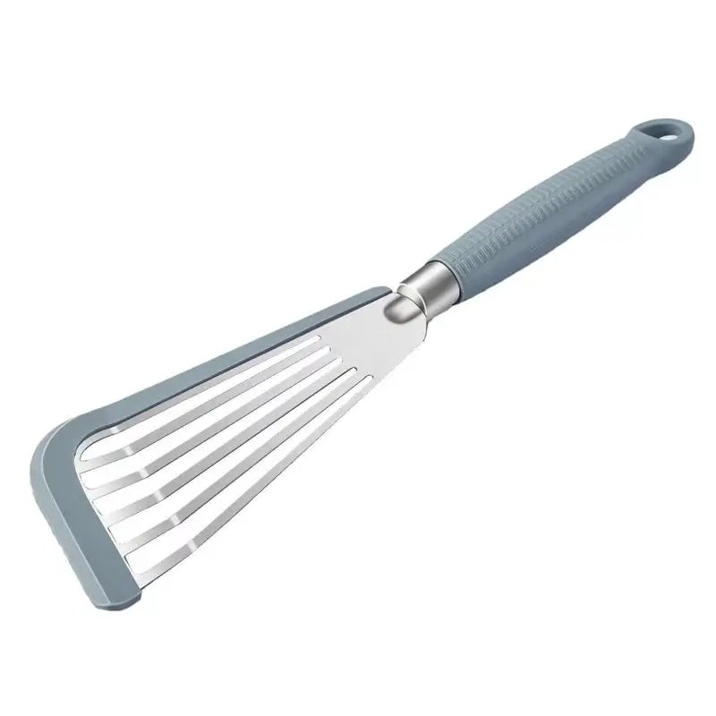 

Stainless Steel Fried Fish Turner Silicone Slots Barbecue Spatula Cooking Utensil Kitchen Accessories Fried BBQ Shovel tool