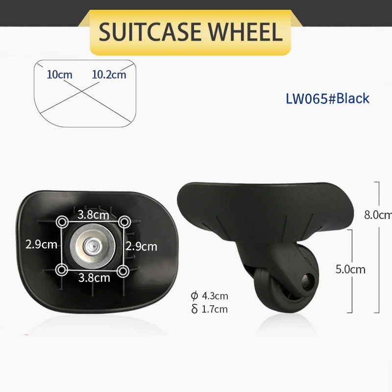 Trolley Case Carrying Wheel Suitcase Pulley Suitcase Caster Leather Suitcase Accessories Repair Universal Replacement Wheel