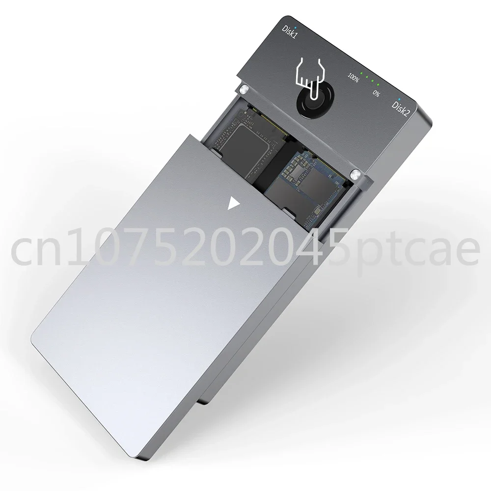 

factory price aluminum usb c external Hard drive housing HDD M.2 nvme SSD case enclosure