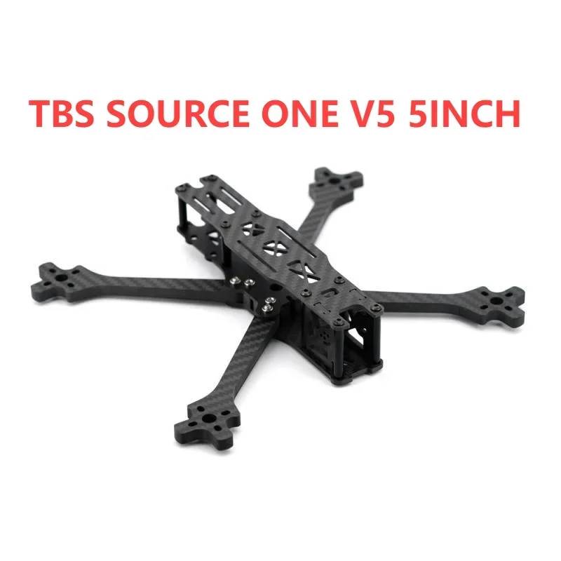 TBS Source One V5 Frame Kit 5" Freestyle FPV Drone Cadre Blanc