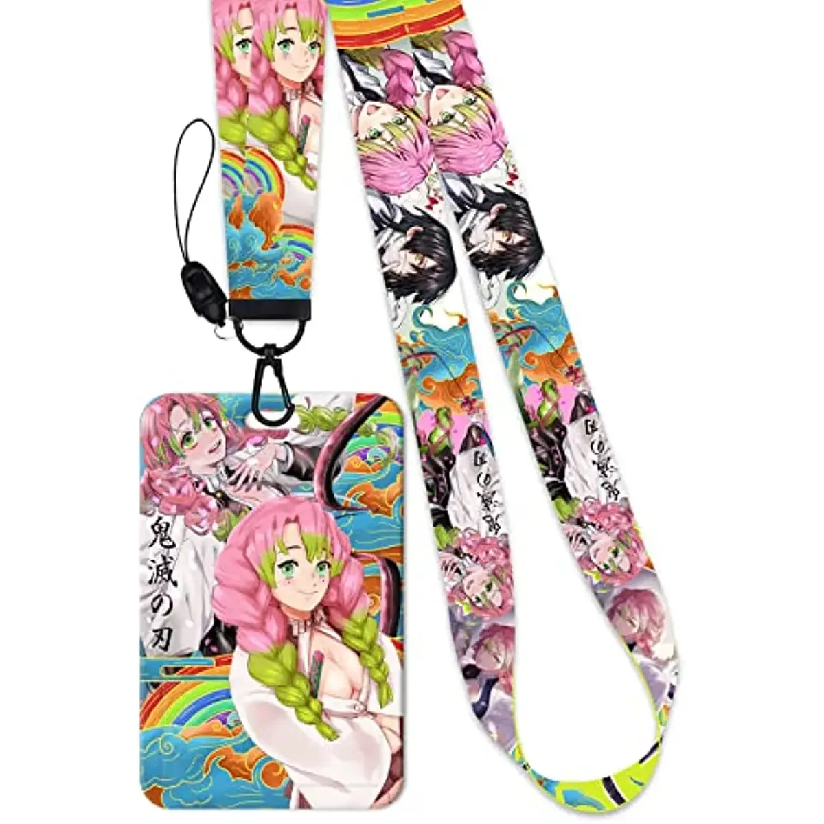Anime Lanyard with ID Holder for Kanroji Mitsuri Neck Lanyard for Keys  Keychain Mobile Phone Strap Badge Holder - AliExpress