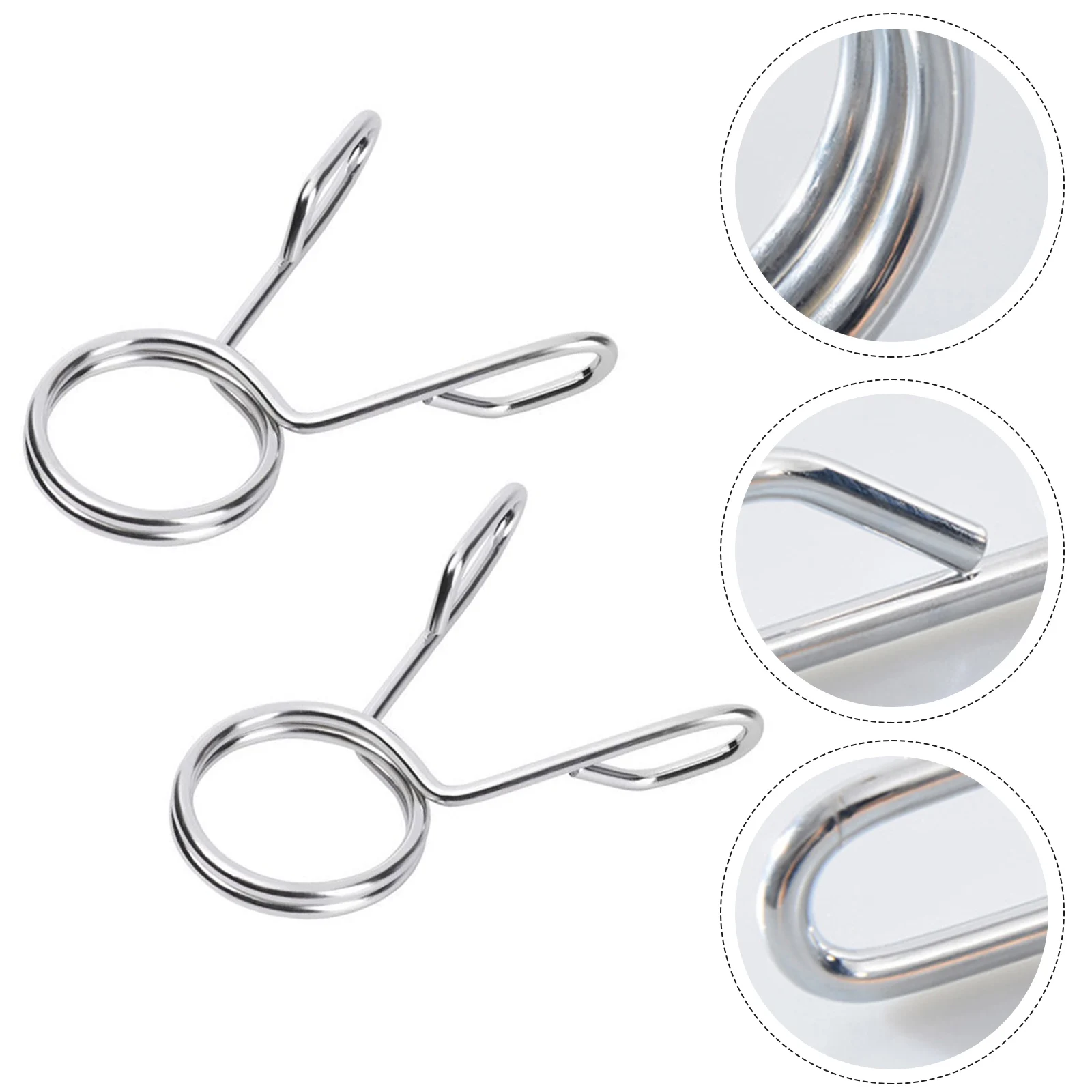 Barbell Accessories Spring Collars Collar Lock Clips Gym Weight Spring Barbell Collars Dumbbell Gym Accessories