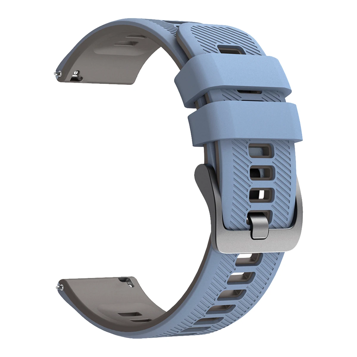22mm Silicone Sports Watch Strap Replacement Bracelet - Universal Fit