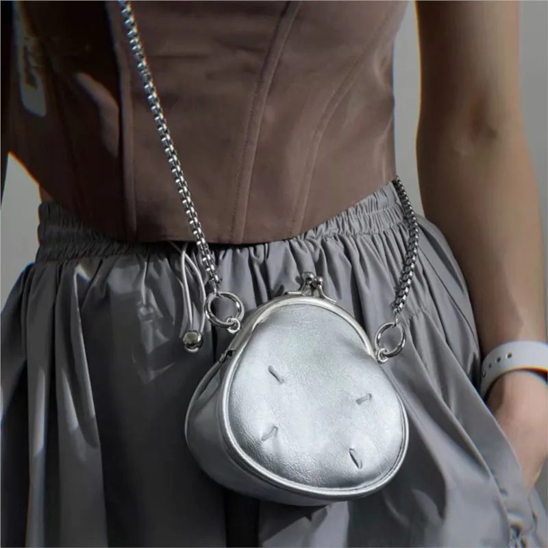 JIAERDI Mini Cute Clip Chain Shoulder Bags Women Exquisite Leather Crossbody Bag Ladies Fashion Versatile Sle Small Purse 2025