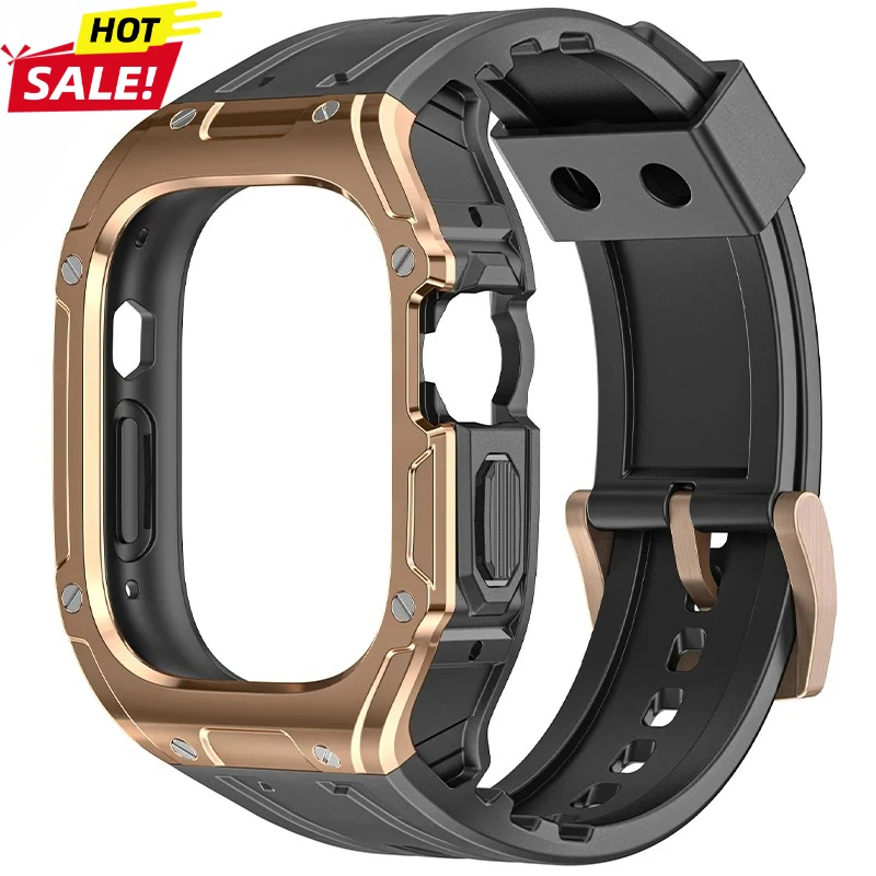 Premium TPU Sport Strap and Protective Case Set for Apple Watch Ultra 49mm