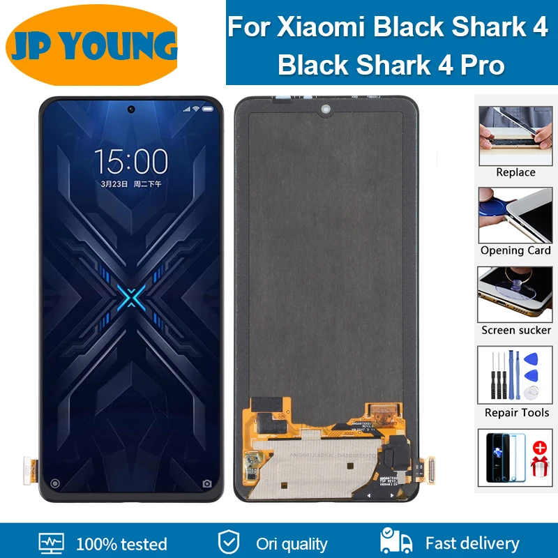 lcd phone screen Original 6.67 '' AMOLED For Xiaomi Black Shark 4 LCD Display For Black Shark 4 pro Touch Screen Digitizer Assembly Replacement the best screen for lcd phones android