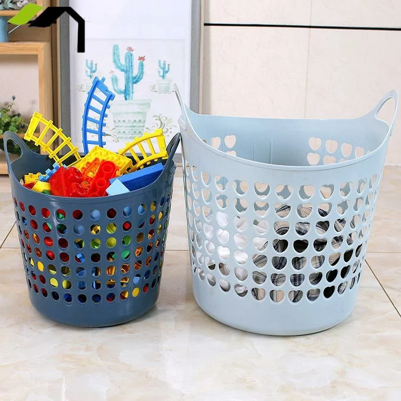Batoom Laundry Basket Dir Clothes Plastic Storage Caddy Large Size Home Use Toy Organizer Clothing Hamper Nordic Sle