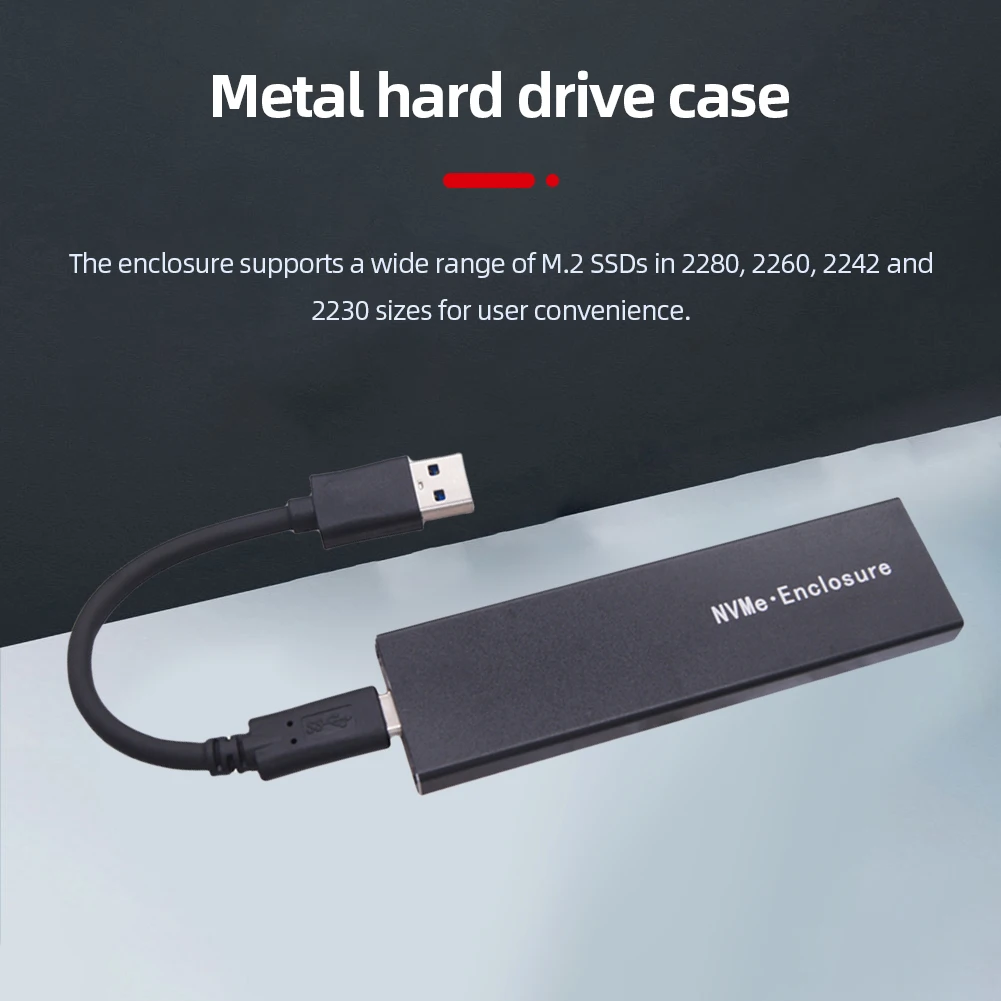   ϵ ̺ ̽, USB 3.1 Gen 2 M.2 NGFF NVME SSD to CŸ Ŭ, 2230 2242 2260 2280
