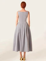 فستان سهرة نسائي منقسم للغاية ، بدون أكمام ، مرقع ، خصر بسحاب ، فساتين أنيقة ، موضة الربيع ، جديد ، 13DB5003 ، 1