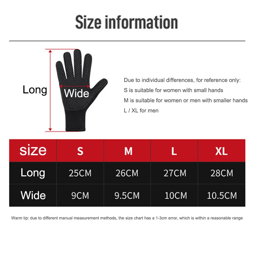 DIVE SAIL 3/5mm Neoprene Diving Winter Heated Gloves For Men Women Diver Wetsuit Snorkeling Canoeing Underwater Hunting Glove 5