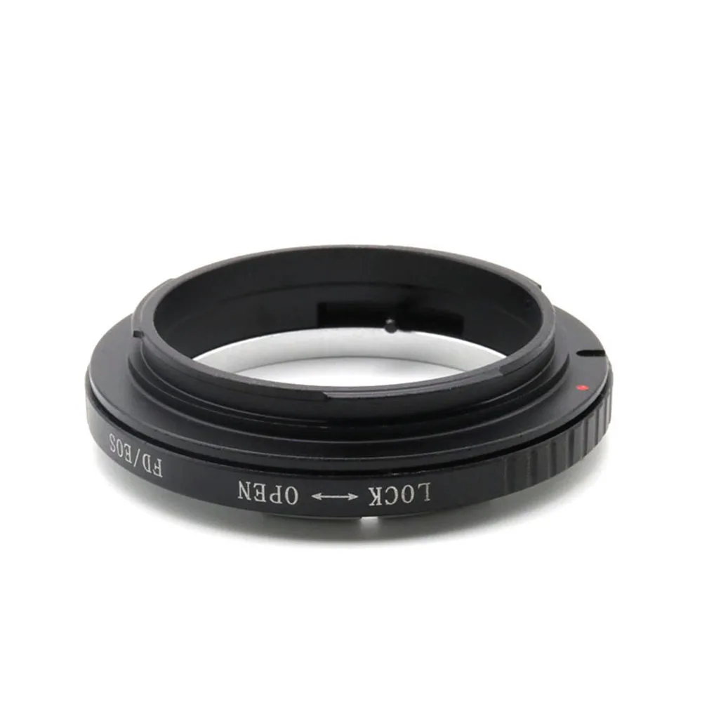 Canon FD/FL 렌즈용 FD-EF 및 매크로 사진용 조리개 레버가 있는 EOS EF/EF-S 카메라 마운트 어댑터 링