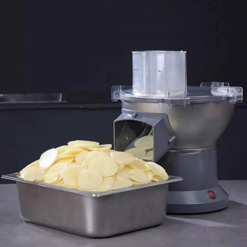 Commercial Vegetable Cutter For Pickled Cabbage Pepper Potato Lemon Mango Electric Vegetable Shredder Slicing Cutting Machine 6