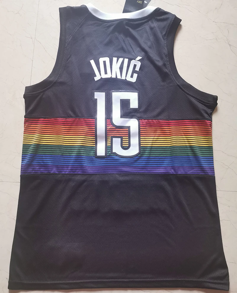 Authentic Nikola Jokic #15 Nuggets 2023 City Edition NBA Jersey W