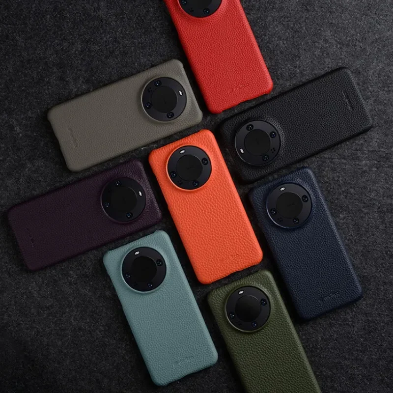 Original Melkco Premium Genuine Cowhide Leather Case for Huawei Mate 60 Pro Mate60 Pro Plus Handmade Armor Business Back Cover