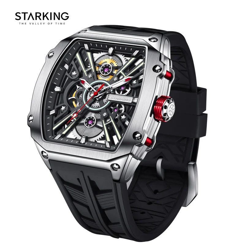 Starking brand men's watch, automatic sports hollow Seiko NH38 movement, highly strong luminous fashion waterproof watch man