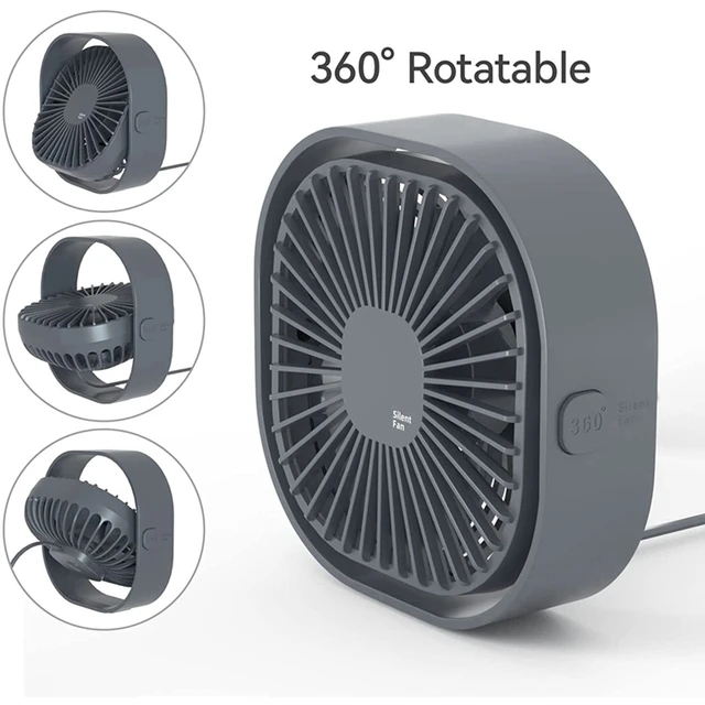 Ventilateur pour grands espaces robuste - rotation à 360 degrés et