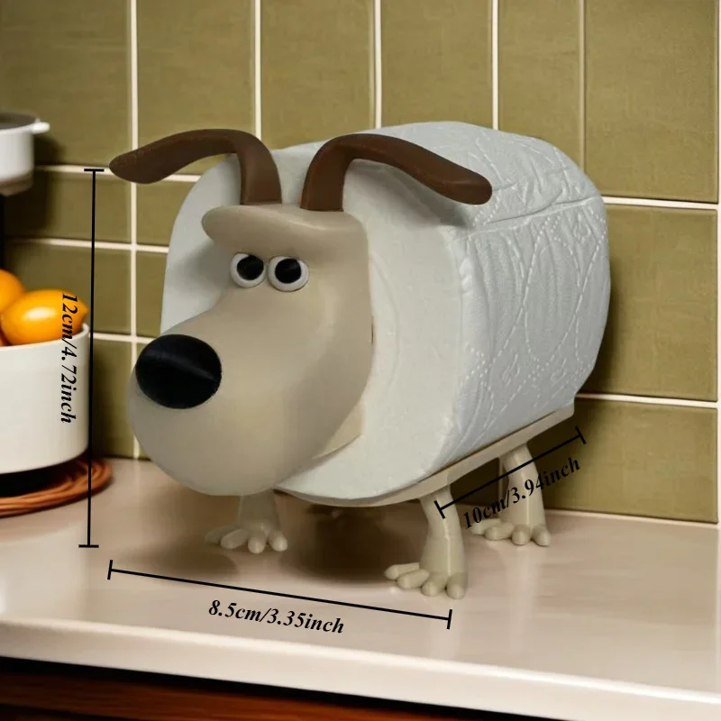 Puppy Toilet Paper Holder Decor 3