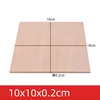 10pcs 1.5/2/3/4/5/6/8mm Wooden Board Plywood Plate Basswood Sheet Wooden Model Building Material Construction Set Modeling Craft 5