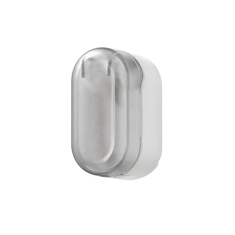 Toothbrush Holder Wall Mounted with Cover Bathroom 1 Slot Toothbrush Storage Organizer Shower Self Adhesive Hanger toothbrush holder