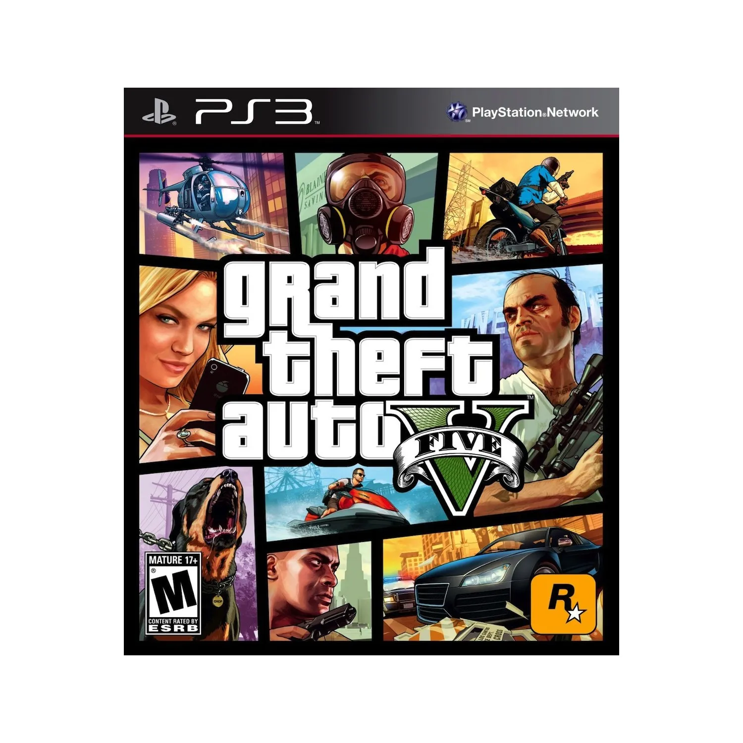 Rockstar Games Grand Theft Auto V Gta 5 Ps3 Maschio Bambino Per Playstation 3 Game Set